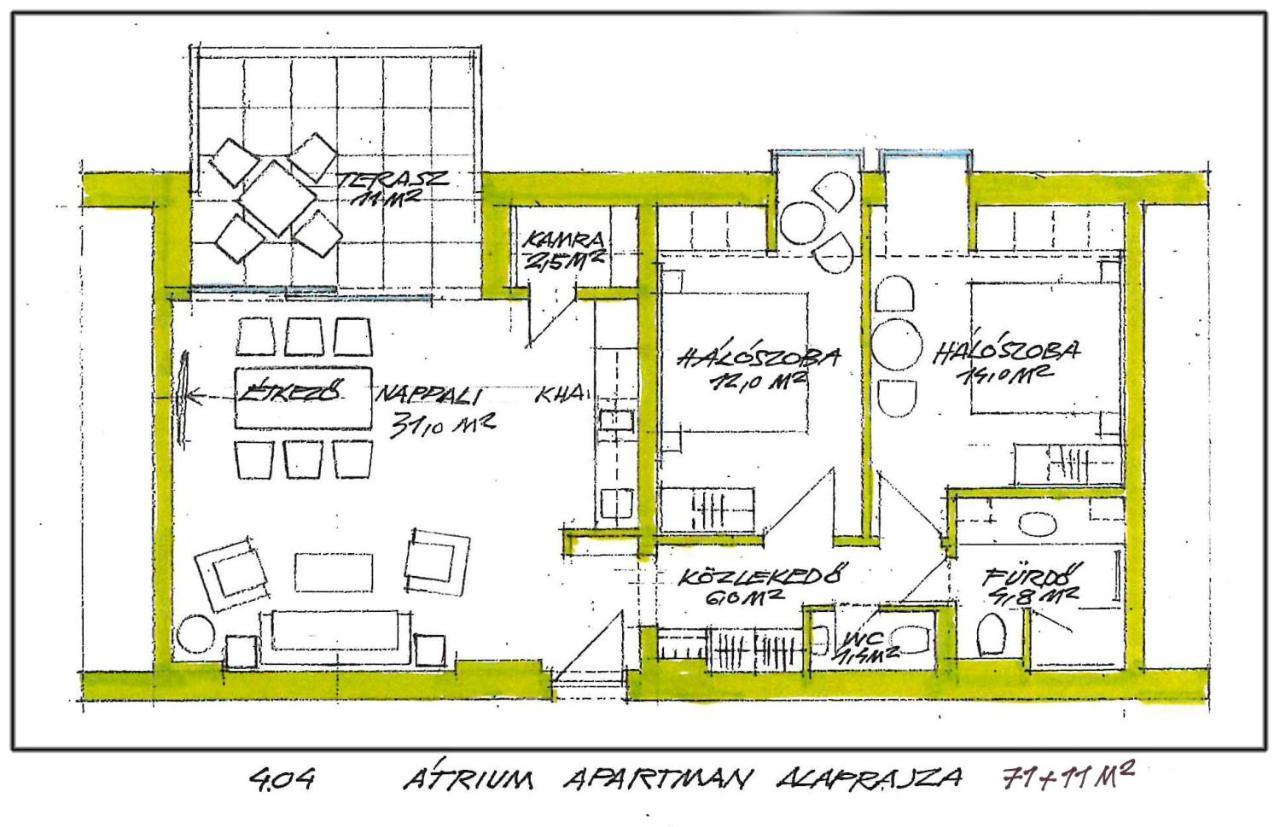 Atrium Apartman Hévíz - new&modern Extérieur photo